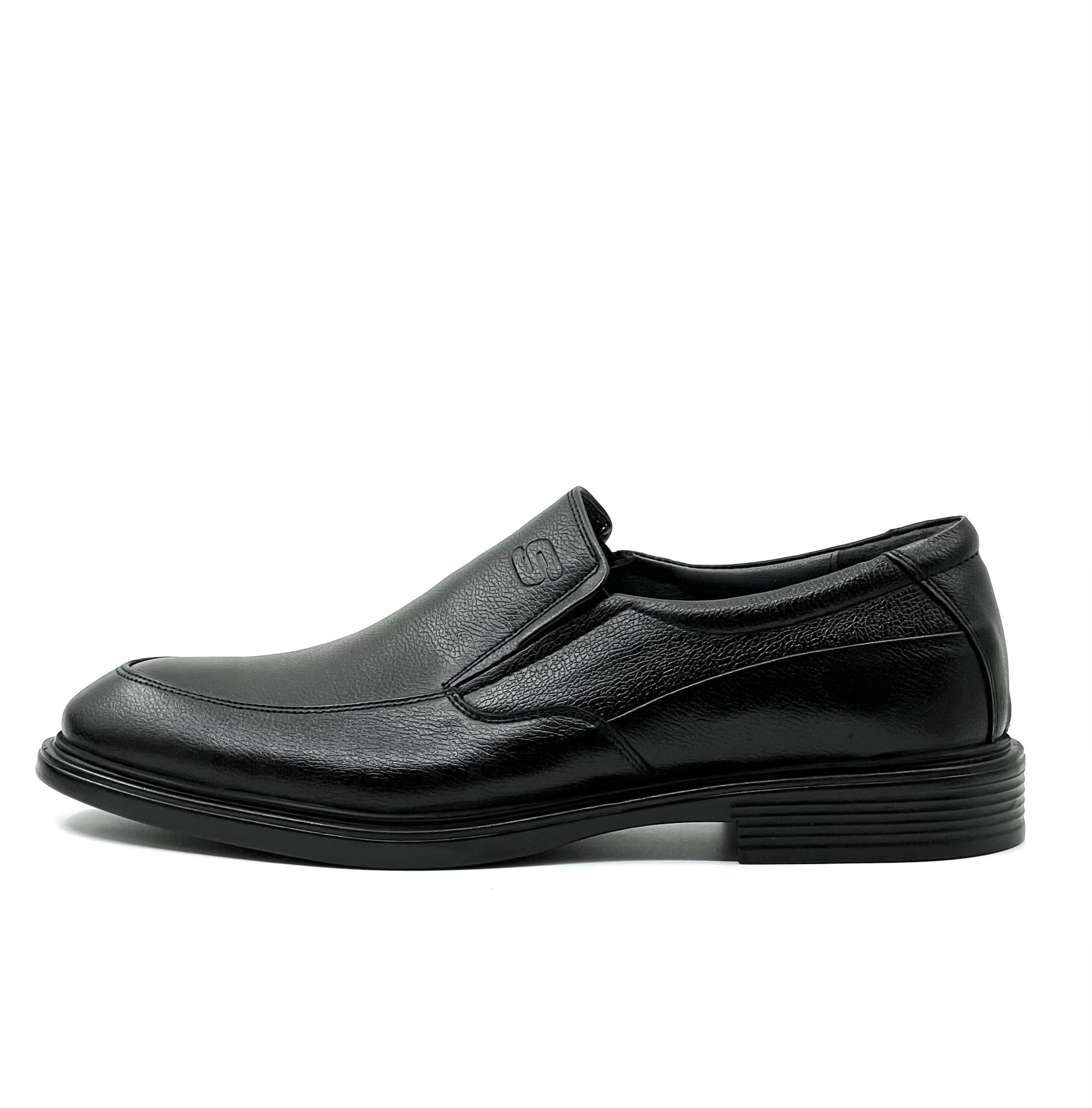 مردانه روزمره کلاسیک تراس — مشکی | چرم تبریز مردانه روزمره کلاسیک تراس — مشکی
